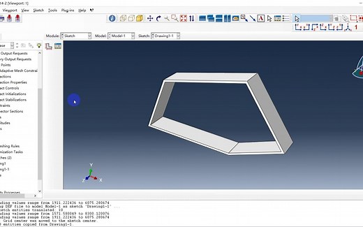CAD的dxf文件导入ABAQUS中创建Part
