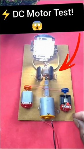 "Mini DC Motor 😳 Easy School Project | 100% Working!" #dcmotor #schoolproject #viralshorts