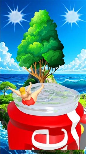 Squeezy Girl Fun Reverse Jumping Gamplay #Fun #shorts