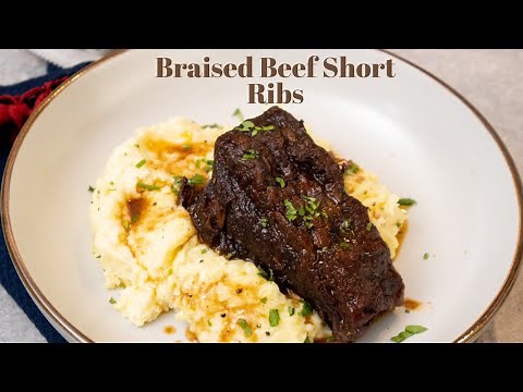 Slow-cooked BEEF SHORT RIBS Recipe - Melt in your mouth meat