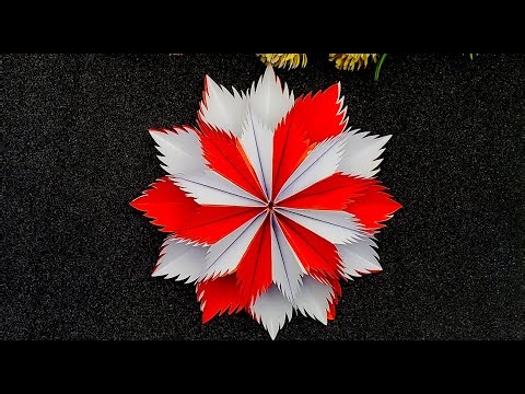 Creating a Stunning Snowflake with Simple Materials | DIY Art.