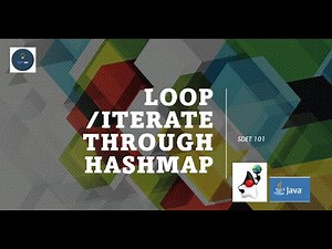 loop through hashmap | Iterate through hashmap using Java