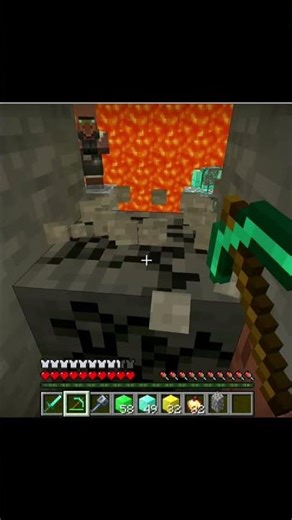 Minecraft Noob vs Pro vs Hacker in saving villager... #shorts #minecraft #noobvsprovshacker