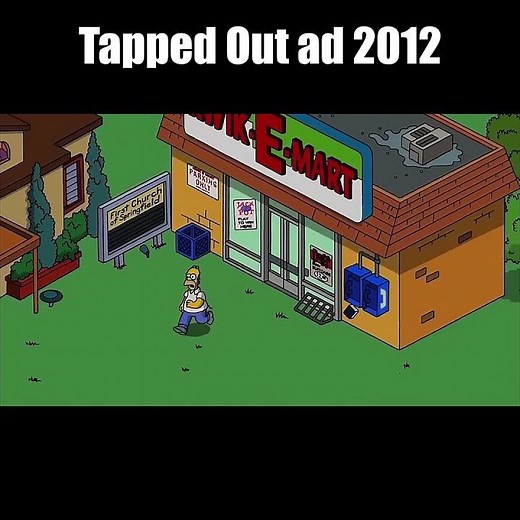 The Simpsons Tapped Out ad 2012 #meme #aniamtion #simpsons