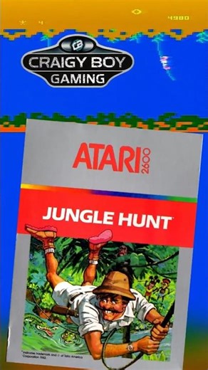Jungle Hunt Atari 2600 Gameplay | Classic Retro Adventure #JungleHunt #Atari #retrogaming #gaming