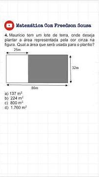 Area of ​​Plane Figures (D67 SPAECE) - How to Calculate the Gray Area of ​​the Terrain