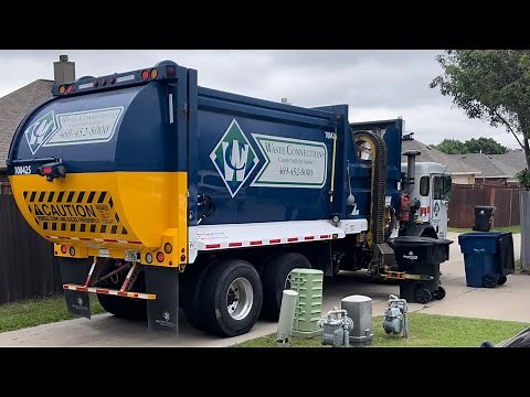 Waste Connections: Pete 520 McNeilus ZR Garbage Truck from Florida!