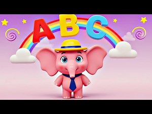 A to Z with Baby Elephant – ABC Song & Learning Fun for Kids!