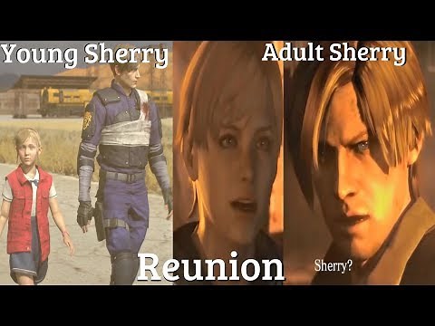 Sherry Meets Leon After RE2 Remake Raccoon City Incident Cutscene (RE2 Remake & RE6)