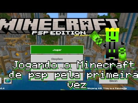 🔥 Jogando Minecraft de PSP pela PRIMEIRA VEZ! 🎮