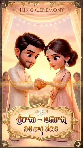 Beautiful South Indian Engagement Invitation 💍 | Cinematic Love Invite | 2026