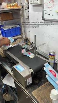 inkjet batch coding printer with small conveyor #batchcoder #datecoder #mrpcoding