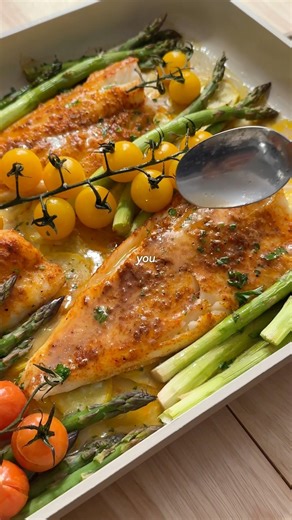 🐟 One-Pan Baked Cod #bloodsugarfriendly