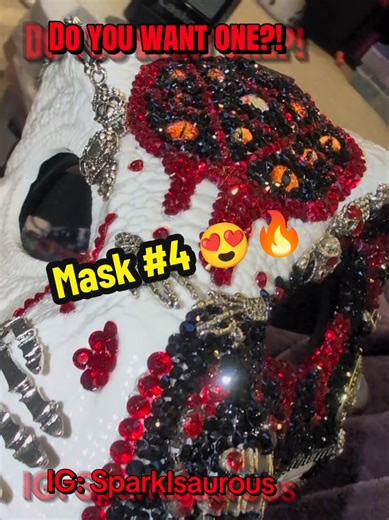 Mask number four in the works!! 🔥🔥 This one is going to be INSANE when it's finished! go to the Sparklsaurous Instagram for details, official dino mask drops and more! @Lost Lands Music Festival #dino #lostlands #festival #mask #rave