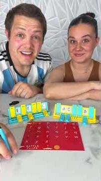 Battle Flips hangman battle game! Guess their word first! #hangman #boardgames #games #wordgames