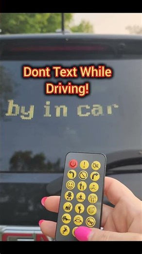 Custom LED Car Display with App & Remote Control - Send Messages & Light Up the Road