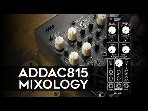 DUAL EFFECTS LOOP FOR YOUR MODULAR SYNTH | ADDAC System - ADDAC815 Mixology Module