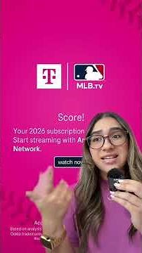 FREE season of MLB.TV through T-Mobile 😱 #mlbtv #mlb #tmobile