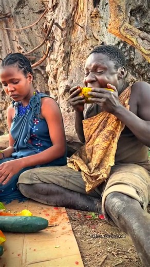 Sumuku Couldn't Believe How Much Chaaba Ate.. 🤤🍒🍌 | African Village Life