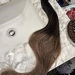 Sunny Hair I Tip Hair Extensions Human Hair Dark Brown Ombre Golden Blonde Mix Light Blond I Tip Hair Extension Invisible Itip Human Hair Extensions Natural Blends Itips 14inch 50g