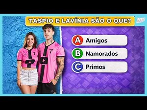 SUPER QUIZ DA TROPA DO TASPIO 🥳🔥 O Quanto você sabe da TROPA DO TASPIO?