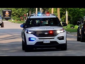 Responding - Windsor Police, Ford 2020 FPIU With Lights - P6328