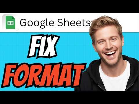 How To FIX CHANGING NUMBER FORMAT On Google Sheets (QUICK & EASY) 2026