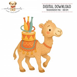 Cute Circus Camel Digital PNG Download, Funny Camel Art, Animal Illustration, Nursery Decor, Camel Clipart Image, Desert Animal Image - Etsy Canada