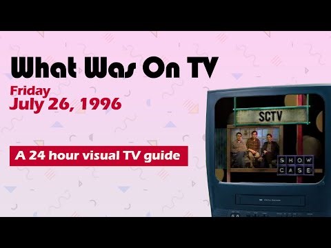 What Was on Vancouver Television July 26, 1996 - Retro 24 Hour Visual TV Guide