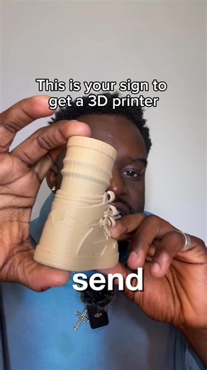 This is your sign to get a 3D printer @Creality official @Nike #3Dprinter #3Dprinting #art #DIY