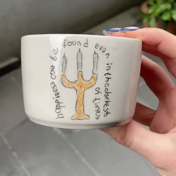 Wizard Inspired Ceramic Cup – Magic Quote Mug – Light in the Darkness – Handmade Pottery - Etsy