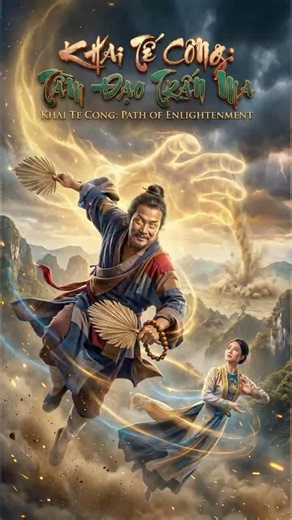 Như Lai Thần Chưởng Chấn Động Không Trung ⚡ THE DIVINE PALM: Shocking AI Transformation#AIFilm