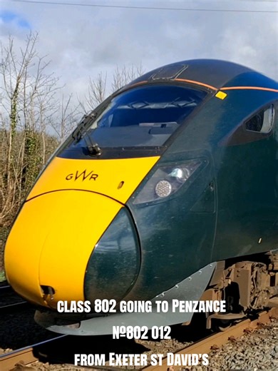 2C18 1027 Exeter St Davids to Penzance Departing today Passed at 13:05 Great Western Railway UID P22968, identity 2C18 TSC 25462001, headcode 8223 SSuX - 05/01/2026 to 15/05/2026 Ordinary Passenger Great Britain (Network Rail, TPS) Operated with 802012 Standard class only seating Reservations recommended TRUST ID 832C18MG13 Activated 13/02/2026 09:27 @Karp ~robux comms open~ thank you for taking me there it was stunning there and hope to do it again soon👻 #gwr #trainspotting #cornwall #trurocol