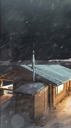Blizzard Snowstorm Cabin | Howling Wind & Falling Snow Sounds for Sleeping Instantly: White Noise