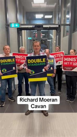Richard Moeran from Cavan is the next farmer up who is currently taking part in the Bord Bia sit-in protest. #DoubleStandards #RestoreConfidence | Irish Farmers' Association