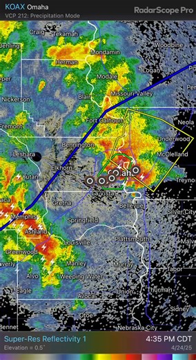 5pm update: Rotating storm spinning northeast out of CB. Another non severe storm coming into west side of the metro with heavy rain. CB storm still has hail potential and is being watching for tornado potential. | Rusty Lord
