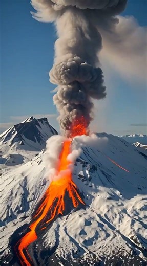THE MOST FAMOUS! Mount St. Helens Eruption 🌋 #volcano #history #nature #eruption #volcanoes