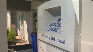 City of Meridian unveils two new flag disposal boxes