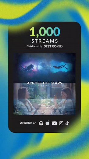 4 comments | I'm beyond grateful to announce that 'Across The Stars' has hit 1,000 streams on Spotify & Apple Music! 凉勺 Thank you for welcoming my songs into your playlists, for every share, and for every moment you've dedicated to my music. It means more than I can say. 勺 #dkhit #freenbecky #acrossthestars #distrokid | Nae Doroin | Facebook