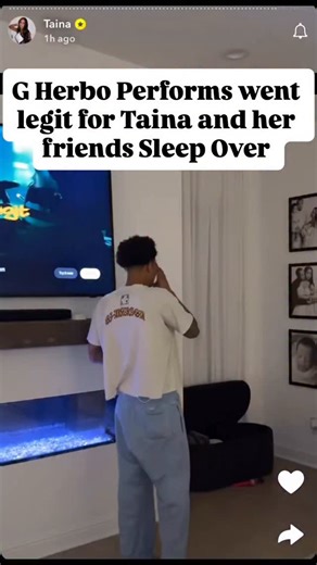 Plugged Soundz on Instagram: "G Herbo Performs went legit for Taina and her friends Sleep Over"