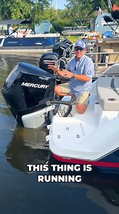 13K views · 33 reactions | No, really, this Mercury engine is on! #boatlife #engine #boatingtips #mercury #lakehopatcong #bridgemarina | Bridge Marina, Inc. | Facebook