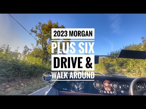 2023 Morgan Plus Six drive and walk around