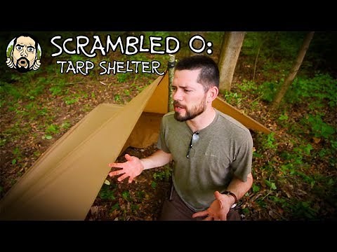 10x10 Tarp Shelter for Camping, Overnighters, Bushcraft