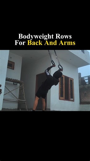 Body Weight Rows Rings VS Bar 💯💪🏼 #shorts #calisthenics #backworkout