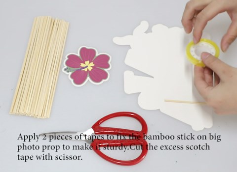 60pcs Luau Photo Booth Props - Hawaiian/Tropical/Tiki/Summer Pool Party Decorations Supplies (Assembly Needed)