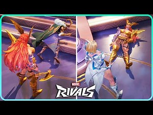 All Angela Reactions to Teammate Deaths and Eliminations Marvel Rivals