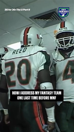 This how you motivate a football team. That's why Miami Hurricanes legend Ed Reed is in the Hall of Fame🐐. #Football #NFLFootball #fyp #MiamiHurricanes #edreed #CFP #CFPNationalChampionship #lol #TheU | Coach Prime Fans
