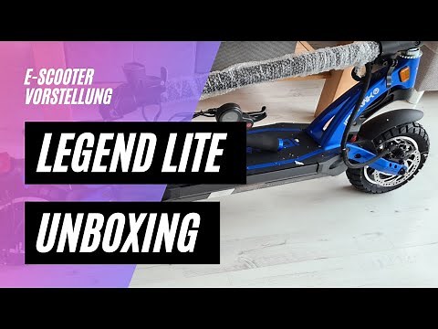 🛴 IO HAWK Legend LITE 🎁 Unboxing (500W; 48V; 10,4AH)