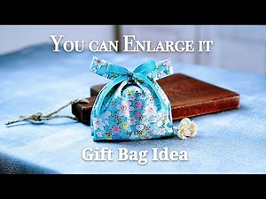 💎Gift Bag Idea / You can Enlarge it become A big Shopping Bag /礼物袋教学可以放大变成购物袋使用~