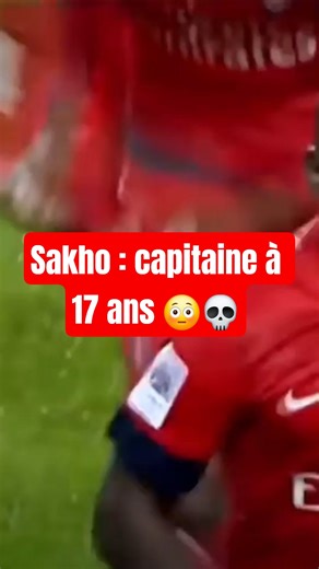 Sakho: captain at 17 😳💀 #football